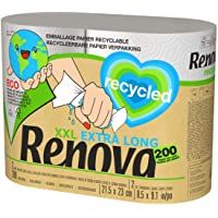 Los mejores  - Renova Rollos De Cocina 100% Recycled - 2 Rollos Extra Grandes- 100% Reciclados &amp- Envueltos en Papel Sin Plásticos = 5…